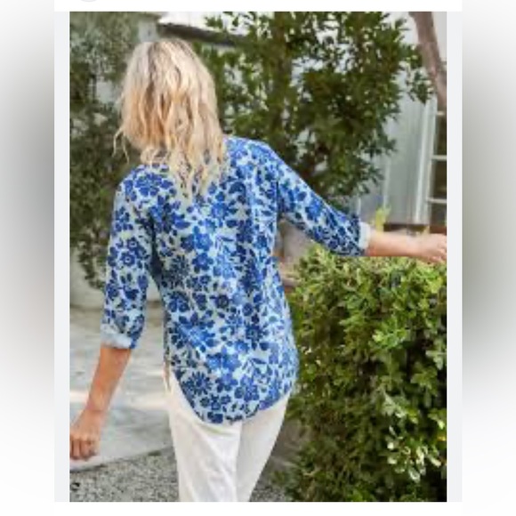 Frank & Eileen Floral Print Button Up Shirt - Picture 2 of 11